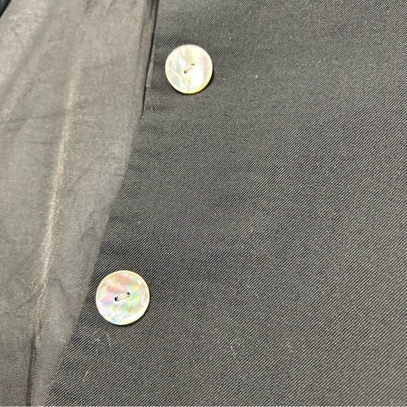 Austin Reed Black Button Front Wool Jacket  Sz 14 - Picture 7 of 11